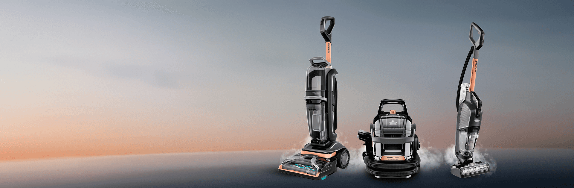 Discover the Power of Steam, BISSELL® Hydrosteam™ Collection
